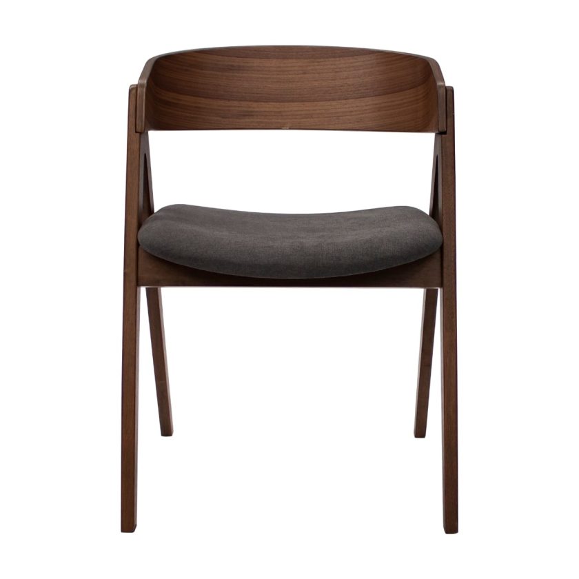Set 2 Sillas De Comedor Victoria Asiento Color Gris (2)