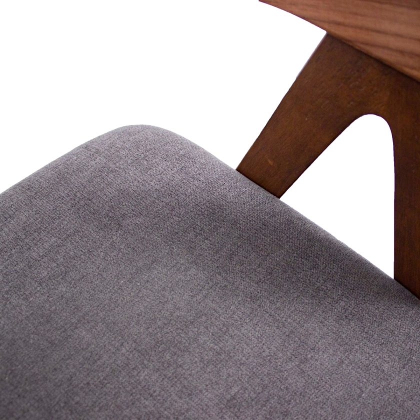 Set 2 Sillas De Comedor Victoria Asiento Color Gris (3)