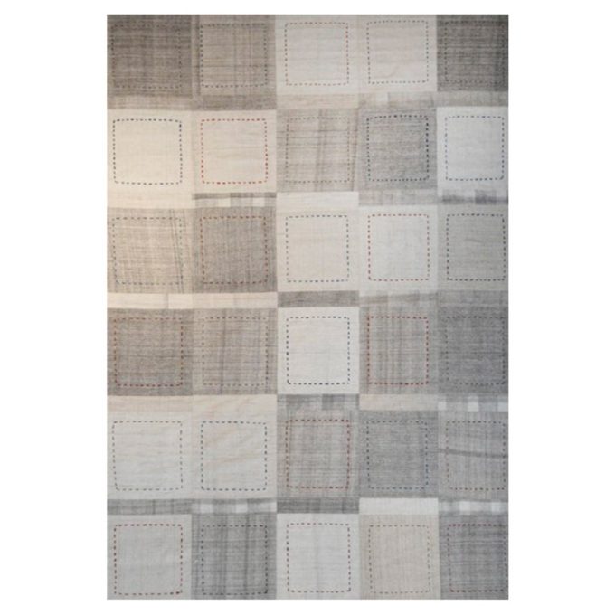 Tapete Decorativo Bazhars Dhurrie Patch Stich Multi