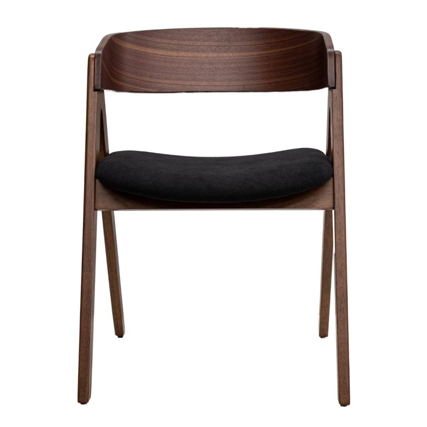 Set 2 Sillas De Comedor Victoria Asiento Color Negro (5)