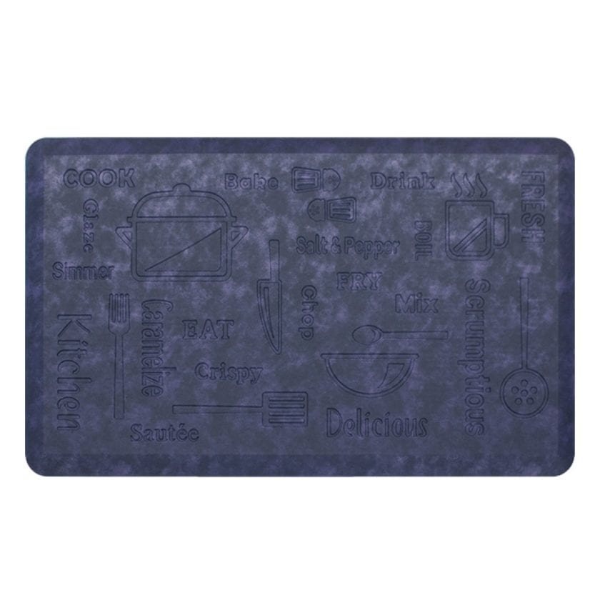Tapete Texture Kitchen Mat Bitono Azul 46x76 Cm (1)
