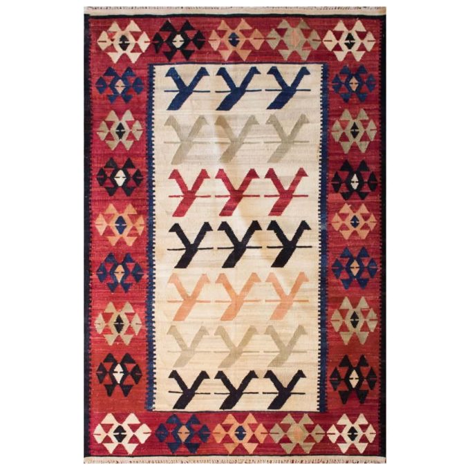 Tapete Decorativo Bazhars Kilim Kandahar 164x227 Cm (1)