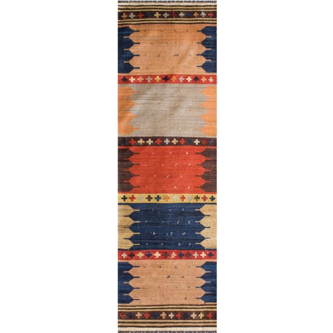 Tapete Decorativo Bazhars Kilim Kandahar 87x227 Cm (1)