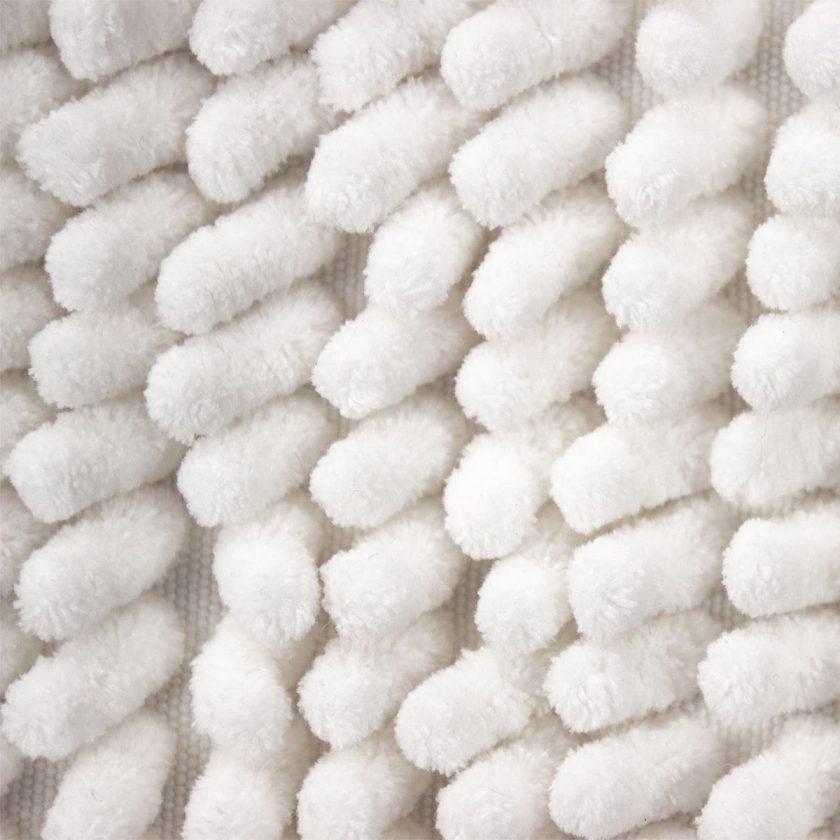 Tapete de baño set silk 3 piezas blanco (4)