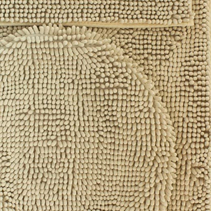Tepete de baño set silk 3 piezas beige (1)