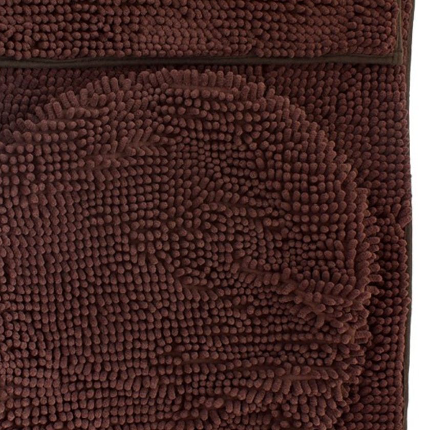 Tepete de baño set silk 3 piezas cafe (1)