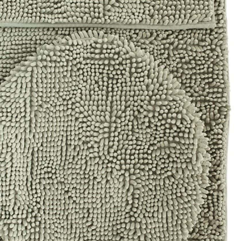 Tepete de baño set silk 3 piezas gris claro (1)