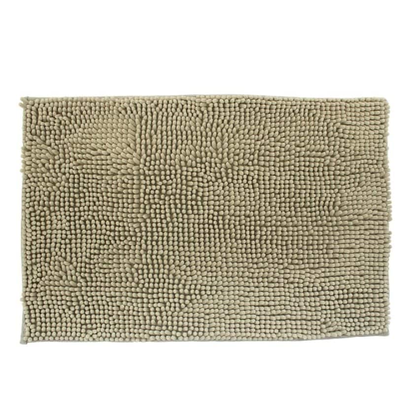 Tapete shaggy silk grey 50x80 cm (1)