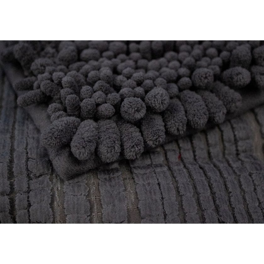 Tapete de baño chenille bath math gris 40x60 cm (4)