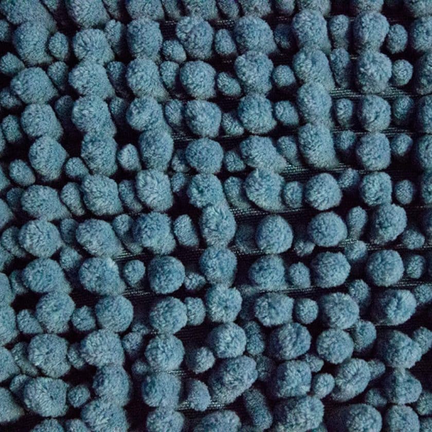 Tapete de baño mix chenille azul 40x60 cm (2)