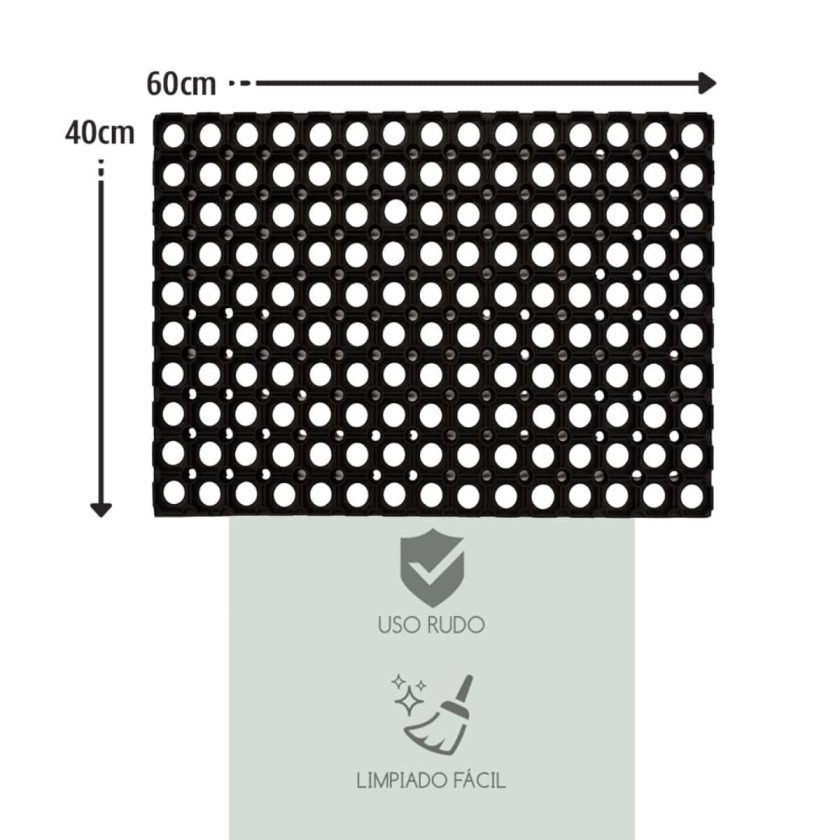 Tapete de entrada hollow mat 40x60 cm (3)