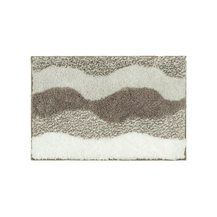Tapete de baño waves gris