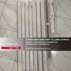 Thanh nẹp ngắn mát tủ lạnh Hitachi, phụ kiện lắp đặt tủ lạnh hiện đại, phù hợp các dòng R-WB473PGV2, R-WB480PGV2, R-WB545PGV2, R-WB550PGV2, giúp giữ nhiệt tối ưu, lắp đặt dễ dàng, bảo vệ thiết bị lạnh.