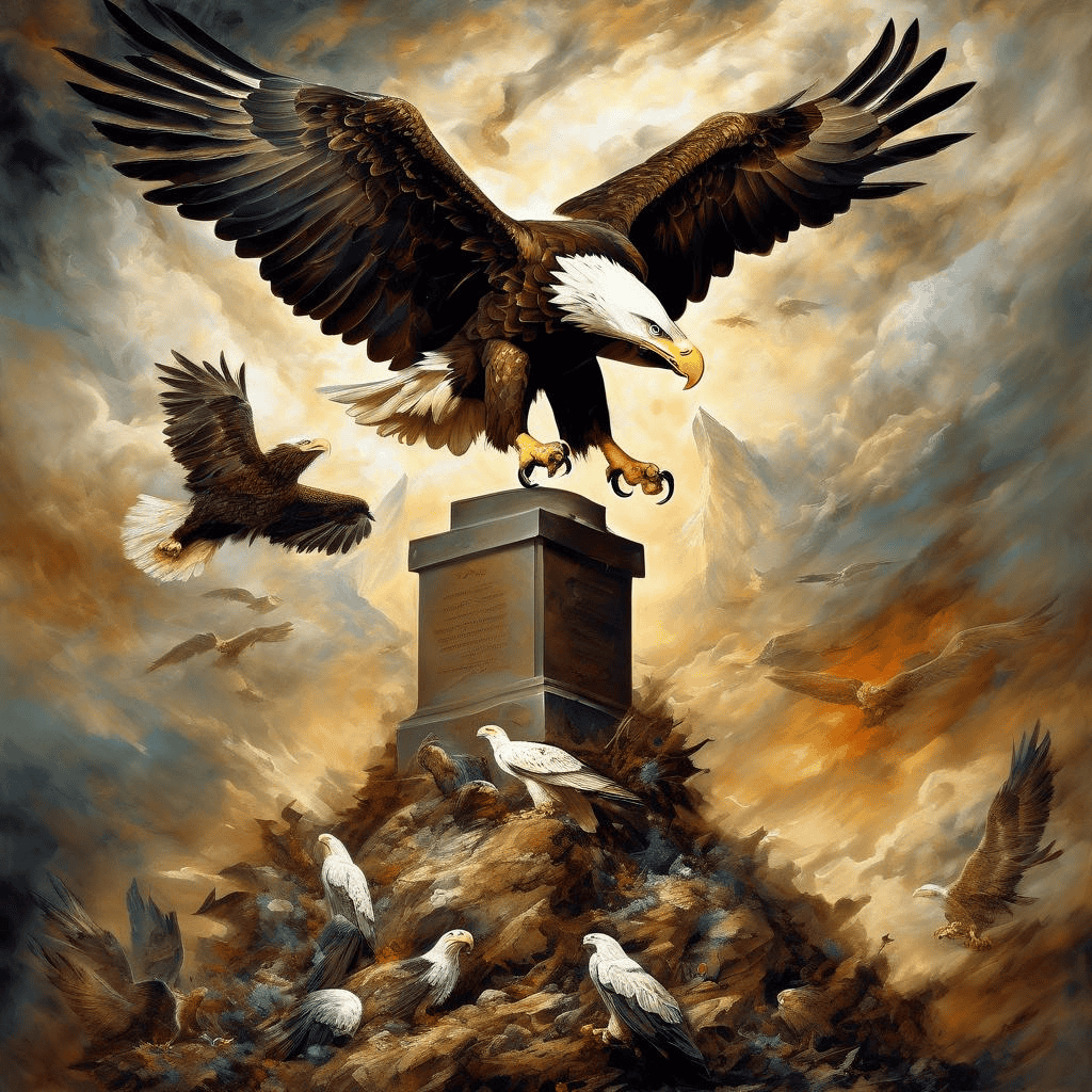 Eagles above the Hero’s Grave – Aladar Korosfoi-Kriesch