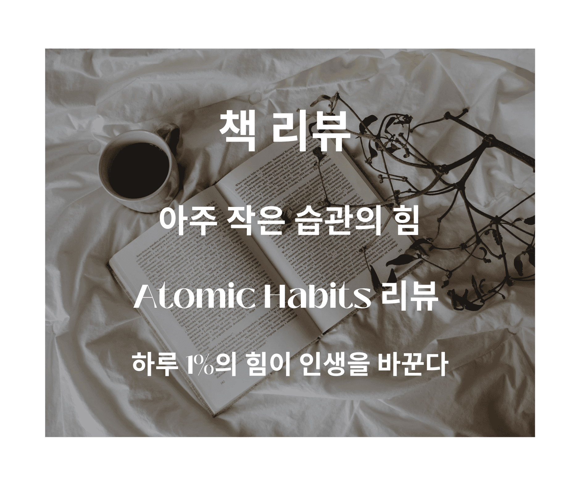 아주 작은 습관의 힘(Atomic Habits) – 아주 작은 반복이 나를 바꾼다