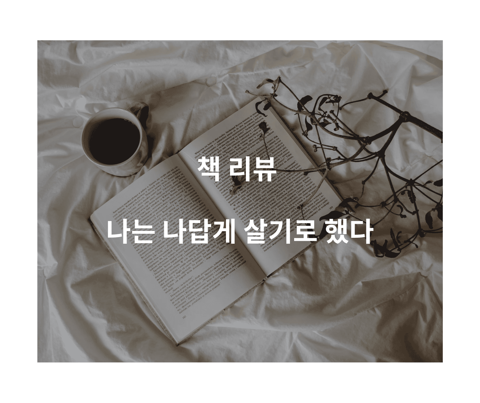 내가 나로 살아가기 시작했을 때, 비로소 보이기 시작한 삶의 진짜 얼굴