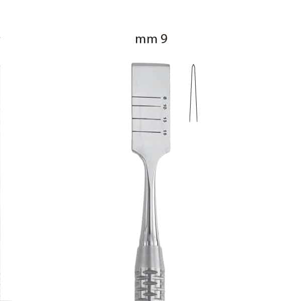 Cinceles p/hueso filo doble 1310 D - Imagen 6