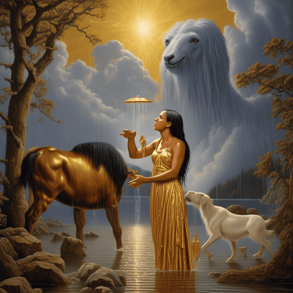 Danaë Receiving the Golden Rain – Kent Monkman
