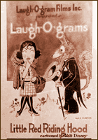 Title screen for "Little Red Riding Hood," one of the fairy tales that Walt and the Laugh-O-gram staff worked on in Kansas City
