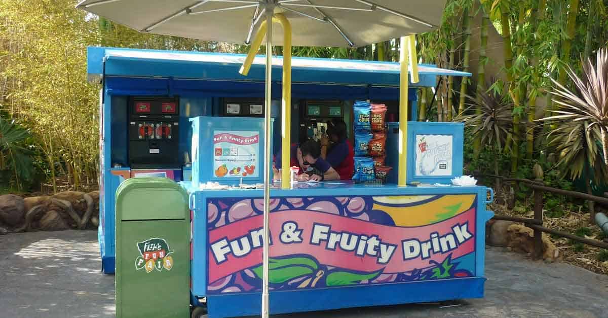 Juice box stand