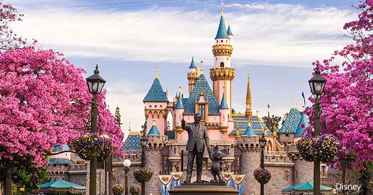 Castle and Pink Trees