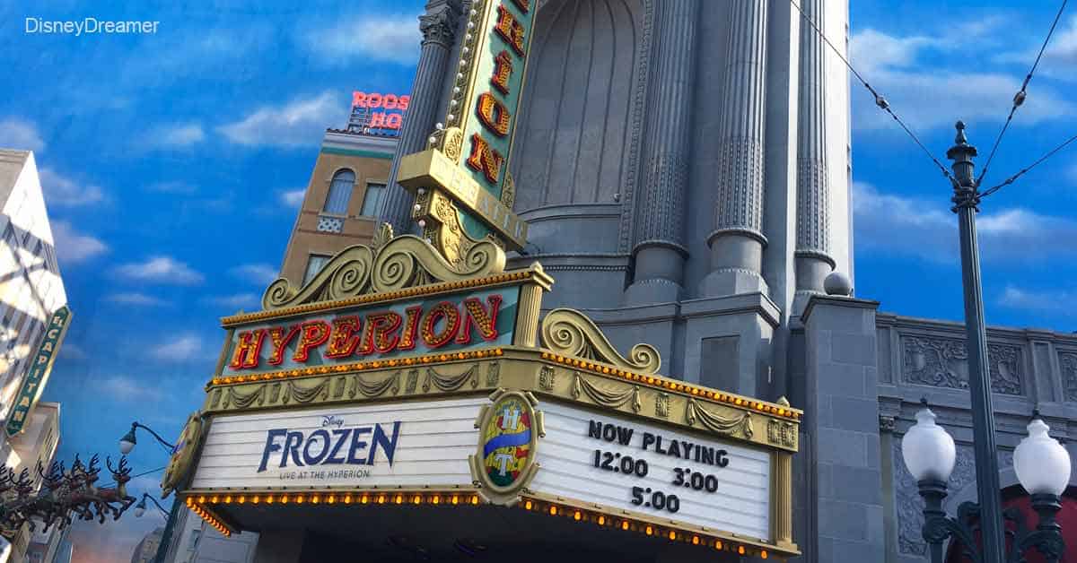 Frozen live at the Hyperion