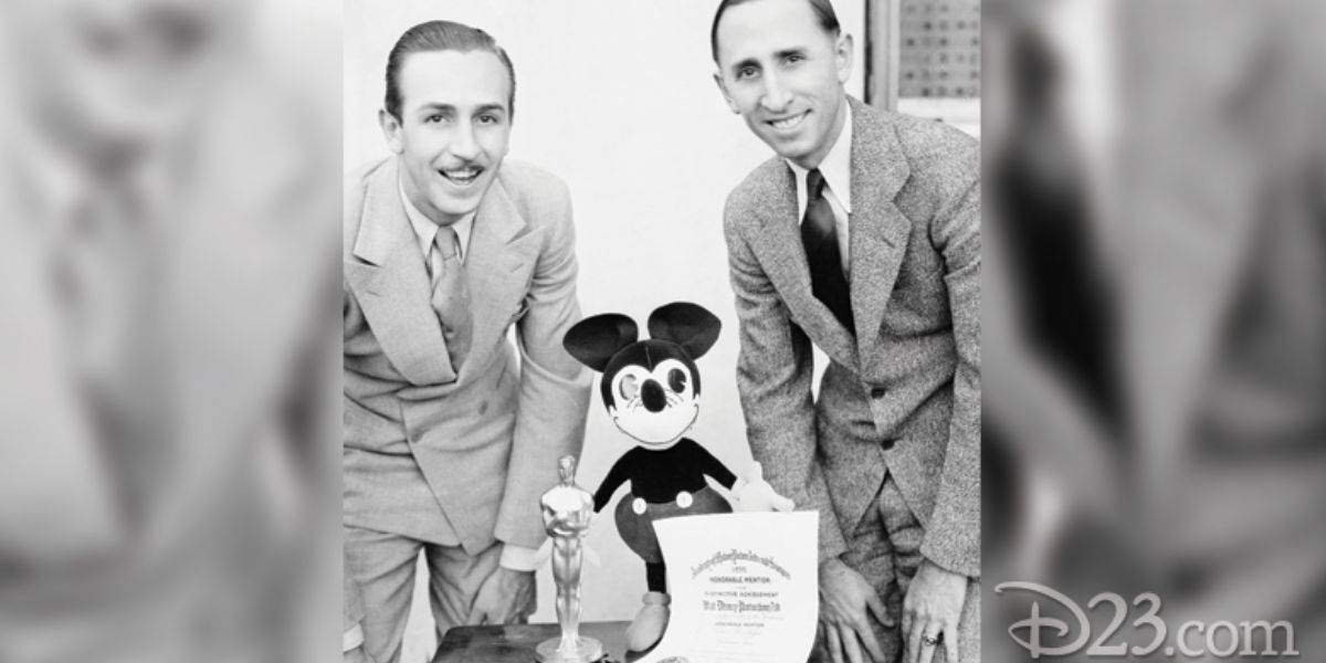 Walt and Roy Disney
