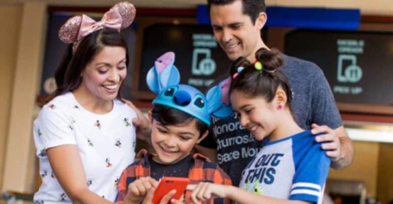 A family at the Walt Disney World Resort