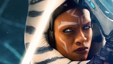 Ahsoka Tano ignites her white lightsaber in the Star Wars: Ahsoka Disney+ poster, ahead of the August 23 streaming debut.