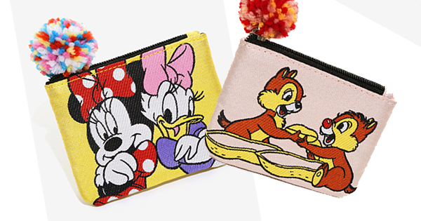 Disney Pom Pom Coin Purses