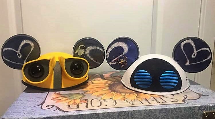 Wall-E and Eve Mickey Ears