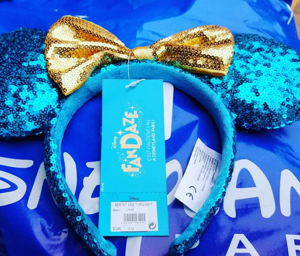 Teal Minnie Mouse Ears