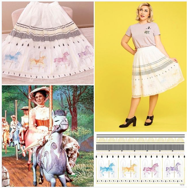 Mary Poppins Carousel Skirt