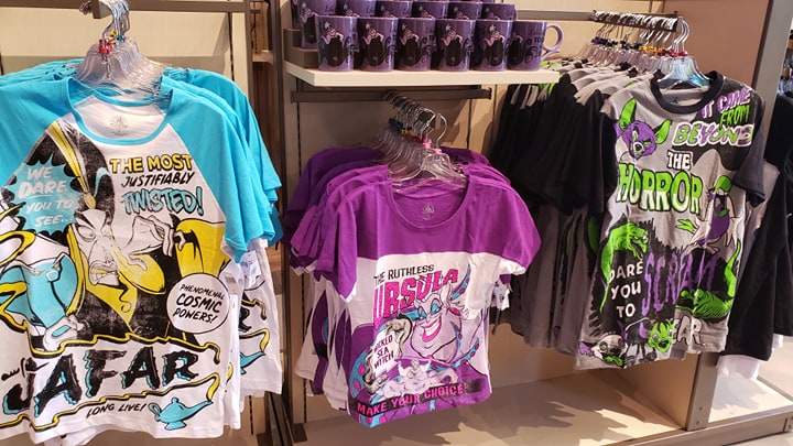 Disney Villains Pulp Magazine Tees