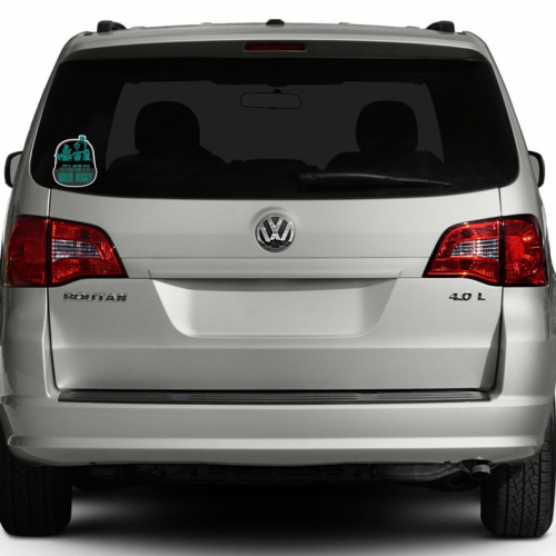 Doom Buggy Sticker on Car