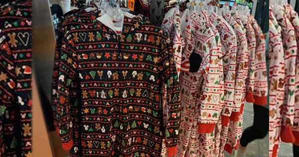 Disney Holiday Snacks Onesie