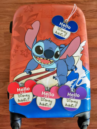 Disney Addict Luggage Tag