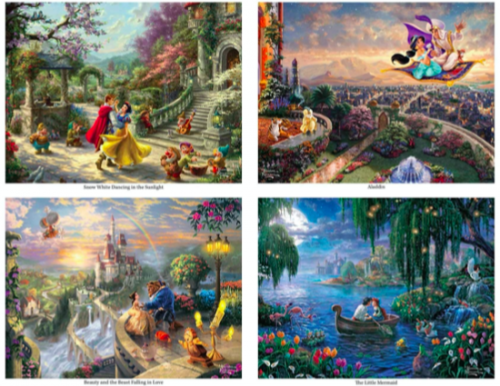 Thomas Kinkade Disney Coloring Book