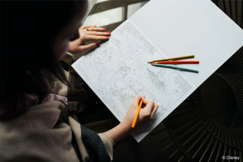 Thomas Kinkade Disney Coloring Book