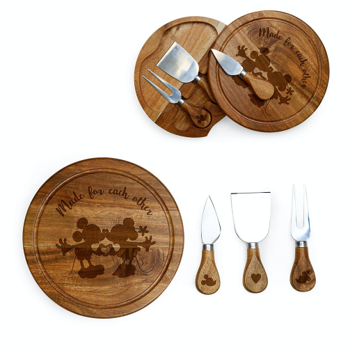 Mickey and Minnie Cheese Board Set