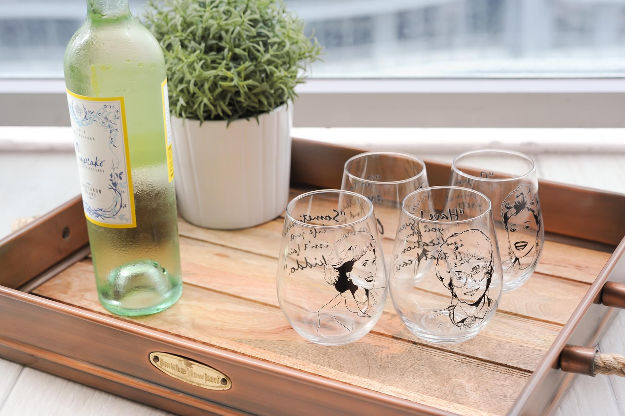 Golden Girls Wine Glasses