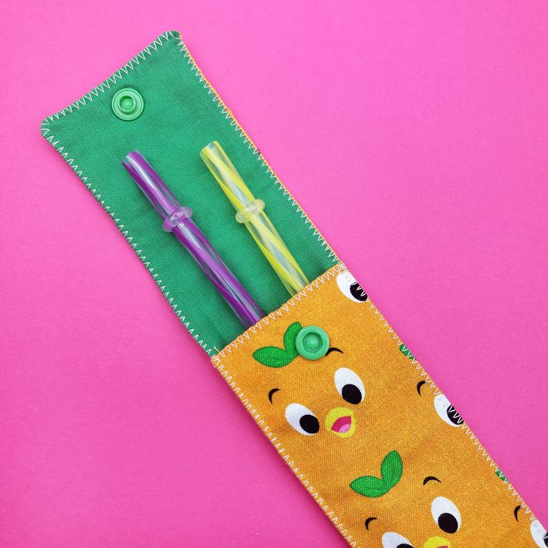 Disney Straw Pouches