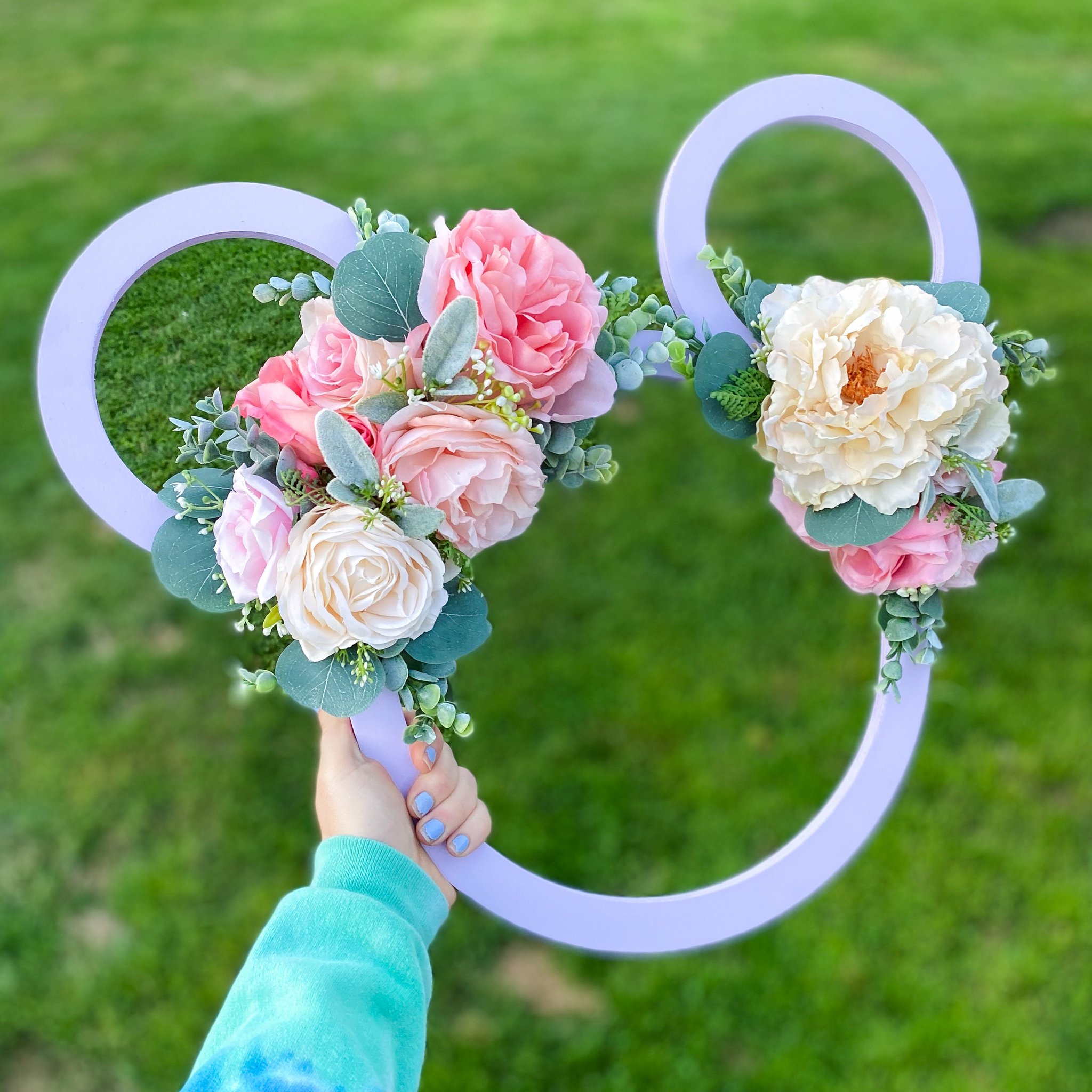 Vintage Floral Mickey Wreaths