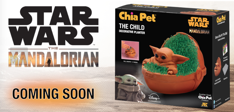 Baby Yoda Chia Pet