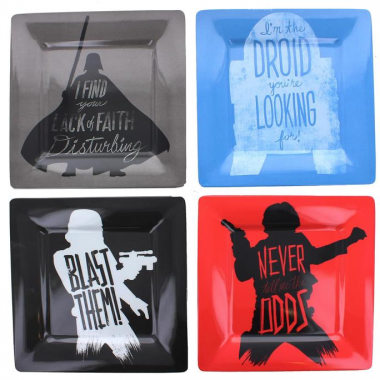 Star Wars Melamine Plate Set