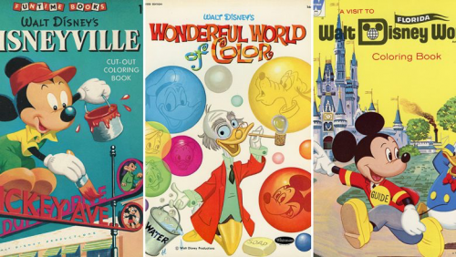 Coloring Books From The Walt Disney Archives