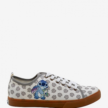 Stitch And Frog Leaf Sneakers