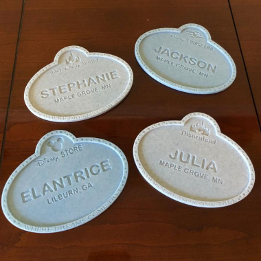 Cast Member Name Badge Accessories