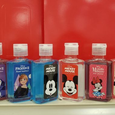Disney Character hand sanitizers