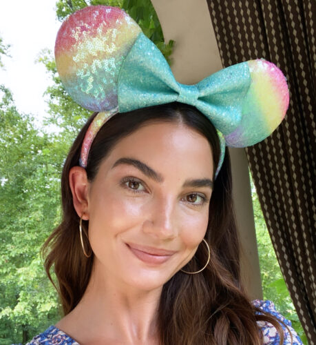 Lily Aldridge Minnie Ears